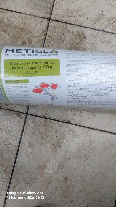 Folie anticondens. 3 buc: preț:450 ron. Numai cu ridicare la adresă. M