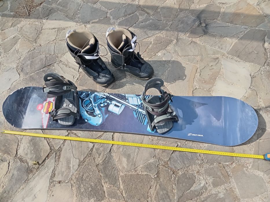 snowboard CC Crazy Creek placa și boots
