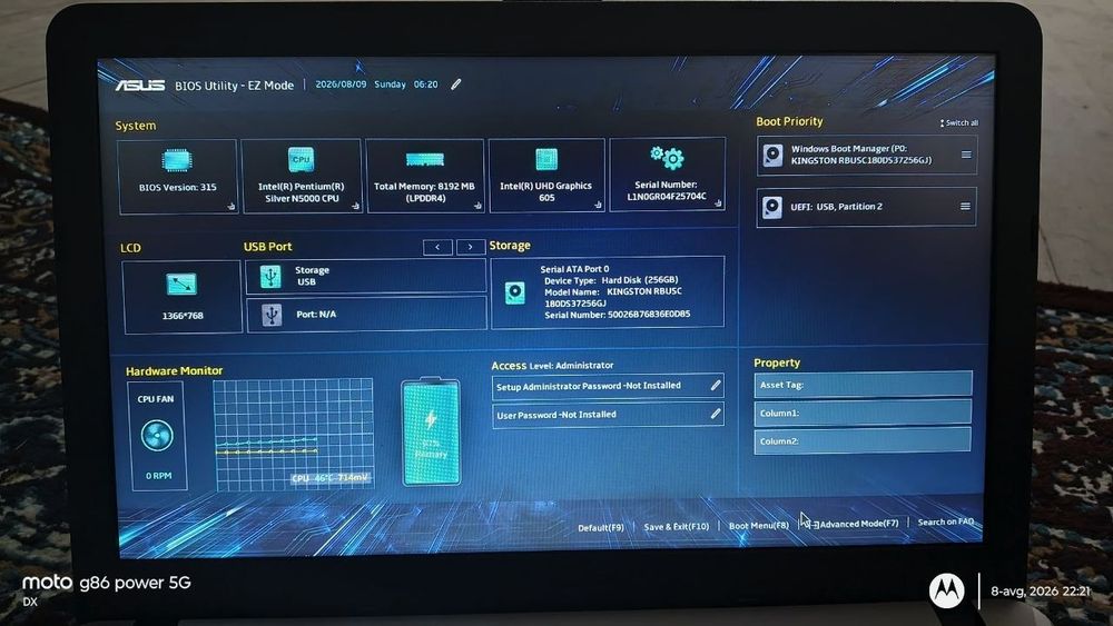ASUS D540M (X540M seriyasi) (Intel & NVIDIA)