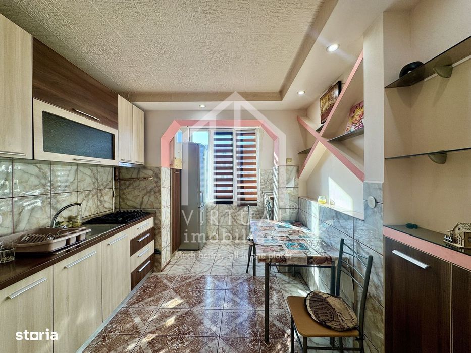 Apartament cu 2 camere, decomandat, 46mp utili + balcon - Terezian