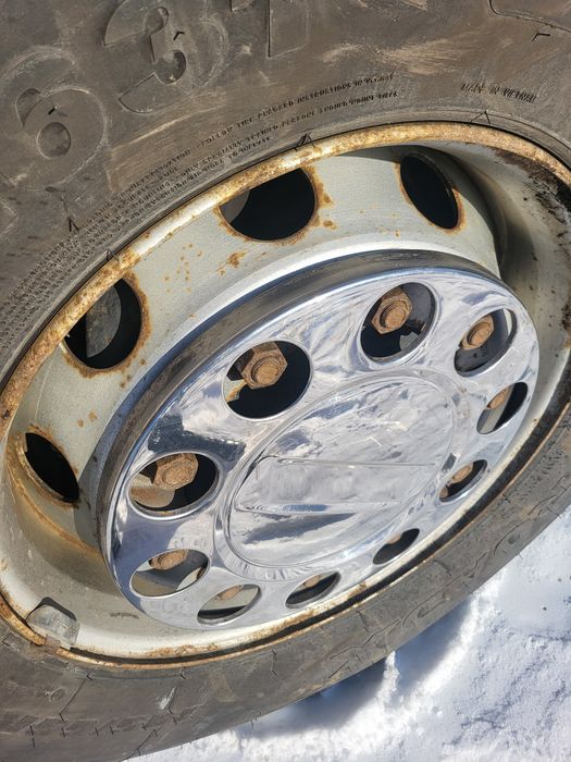 Диски б/у 22.5 135ет передковые широкие