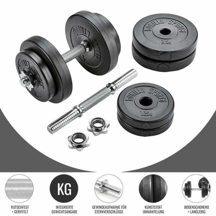 Set gantere reglabile 20 kg - 2 x 10 kg