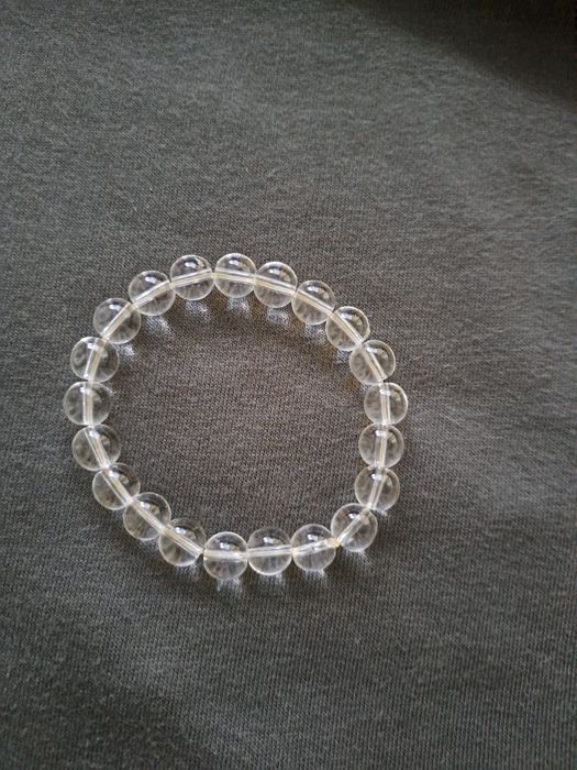 Новый браслет оригинал из натур.камней горный хрустал