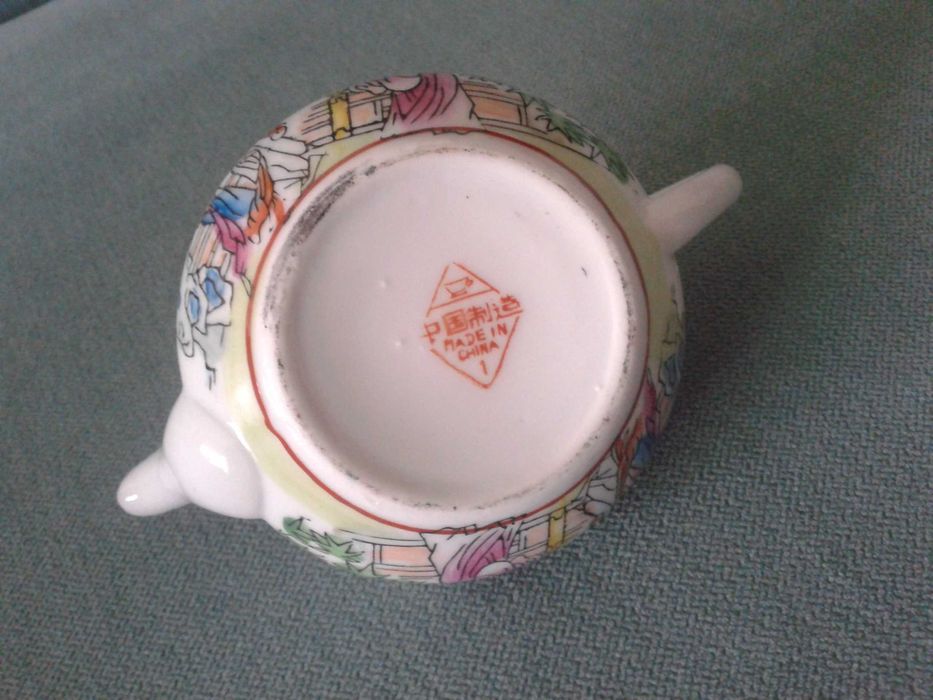 CADOU Set ceremonia ceaiului, autentic China anii '80, portelan pictat