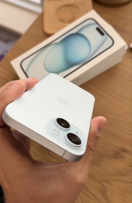 iPhone 15, blue, 128