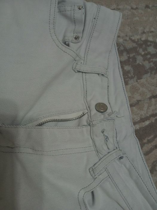 широкий белая джинсы