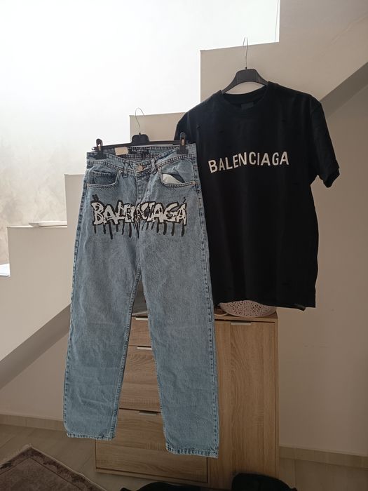 Compleu pentru bărbați blugi și tricou