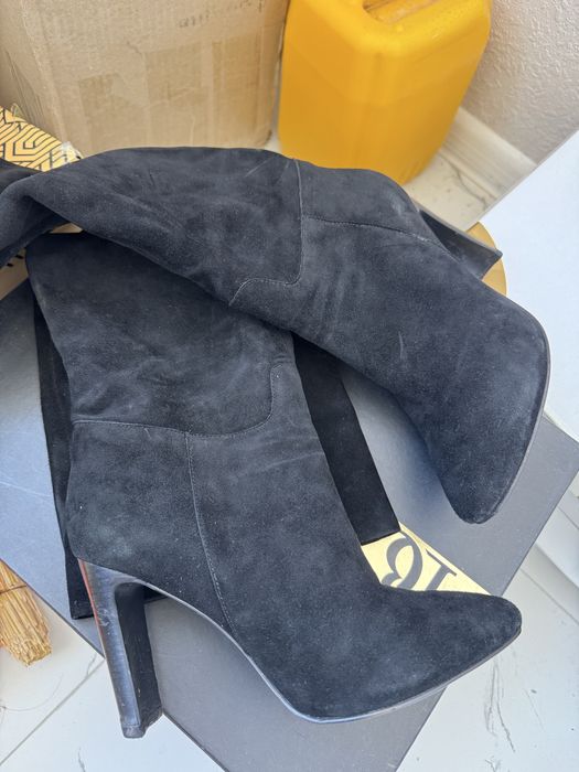 Сапожки натуральная замша