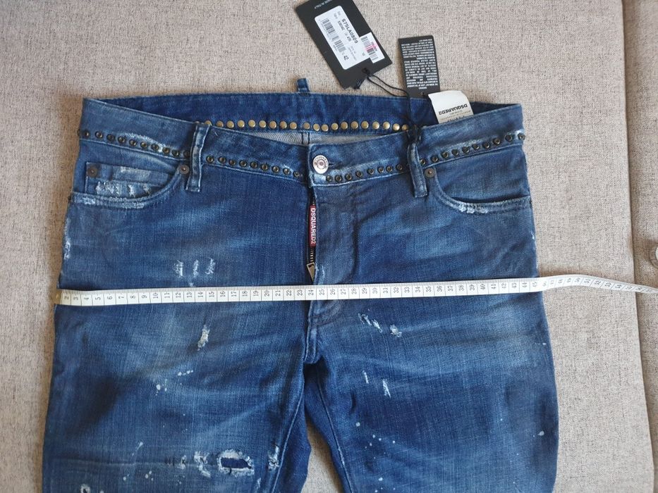 Blugi Dsquared2,studded Jeans,Originali,Italy,Noi, mas.S ,W33-L30