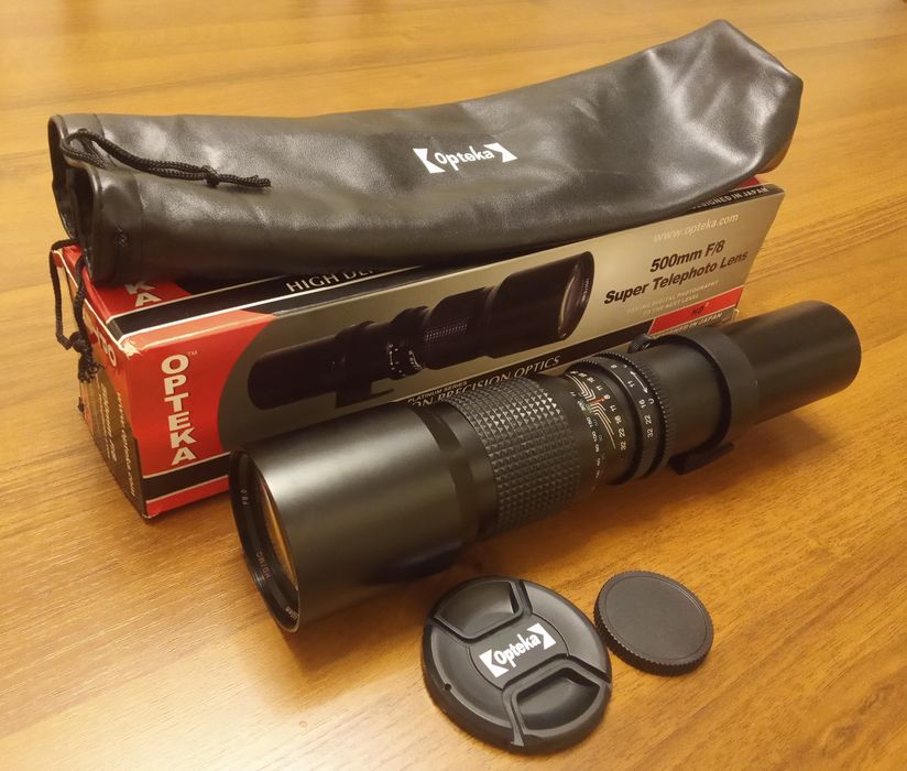 Телеобъектив высокой четкости Opteka 500mm F/8