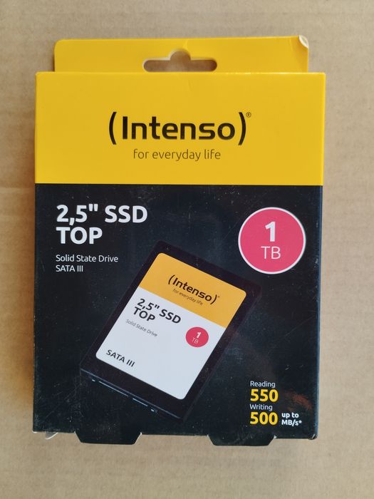 Hard Disk HDD SSD 2.5" Sigilat, Intenso 2.5" SSD Top 1TB, Sata 3