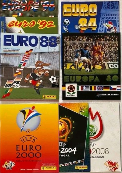 Panini Euro Cup Football collections 1980 2008 enciclopedie Hardcover