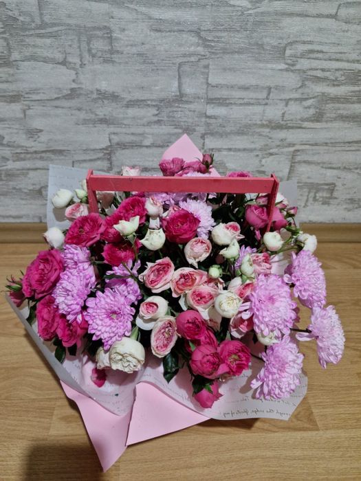 Цветы букеты (с оформлением)