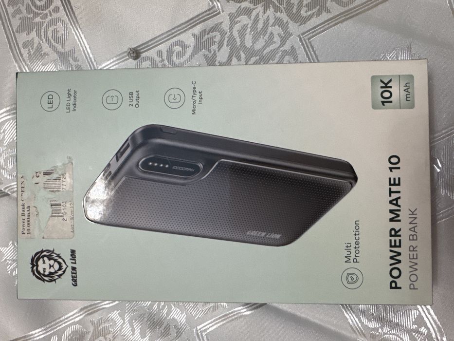 Power Bank Green Lion Har hil turlari 10000mAh