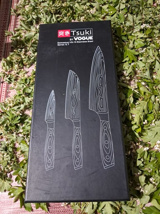 set 3 cutite damasc pt bucatarie