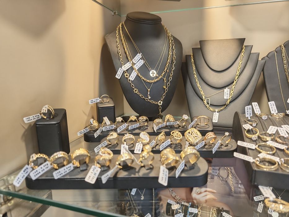 Bijuteria ROYAL: Bratara Lant  Inel Cercei  Aur 14K  dama barbat 585 14 k 419 lei/gr