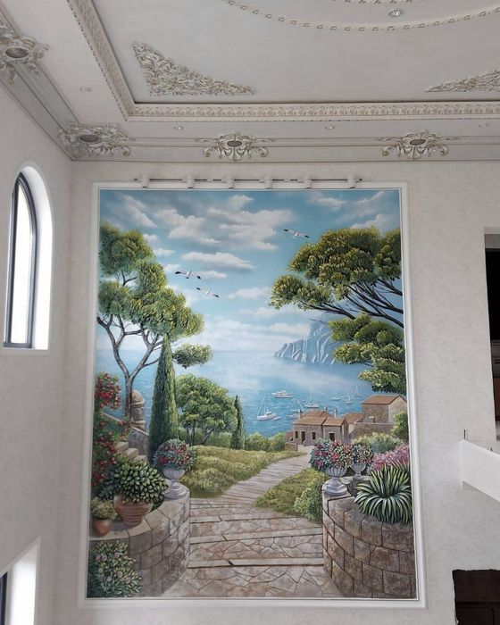 Rassom.Рассом.Художник.Devorga rasm chizish.