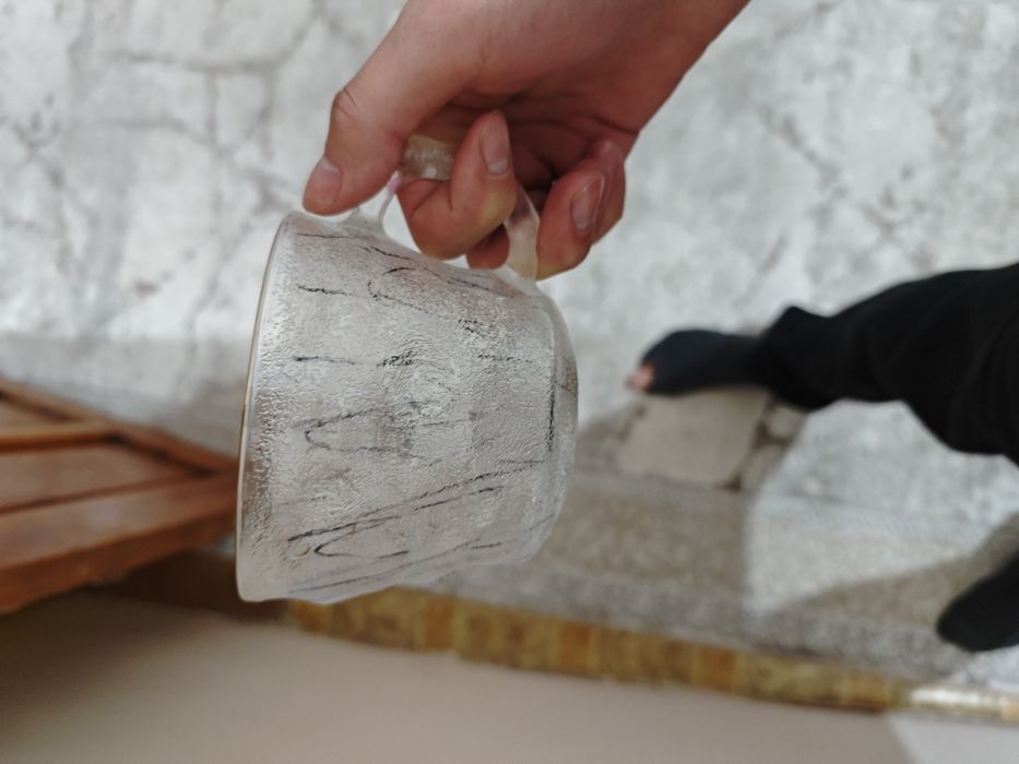 Кружка из стекла