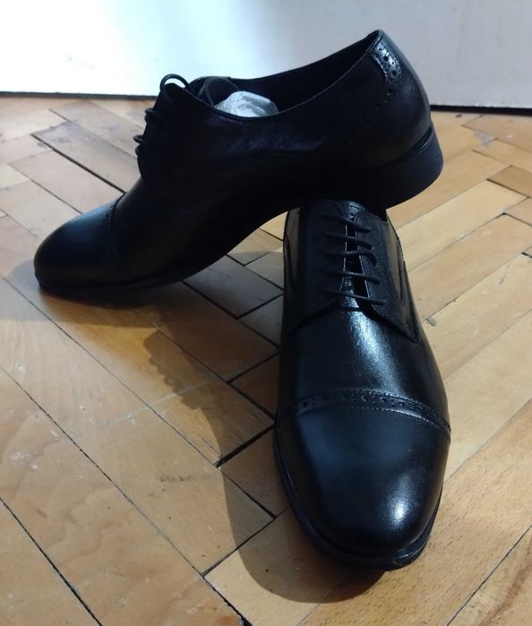 Официални нови черни обувки "Salamander", "Bata", "Ecco" номер 44