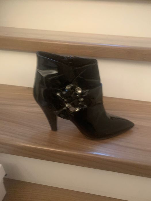 Ботильены черные  Италия 39 р, б/у