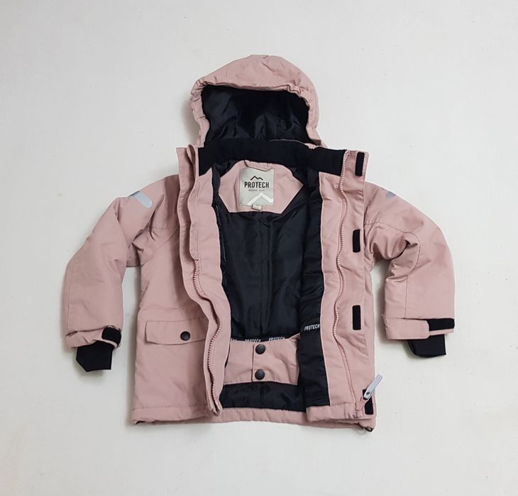 Geaca schi PROTECH 10K, iarnă, groasă, impermeabilă, manusi, nr 98-104