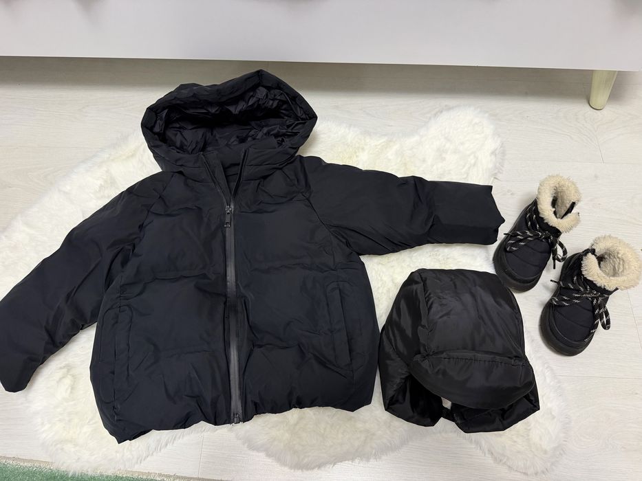 Детско яке и ботуши на Zara + подарък шапка към тях
