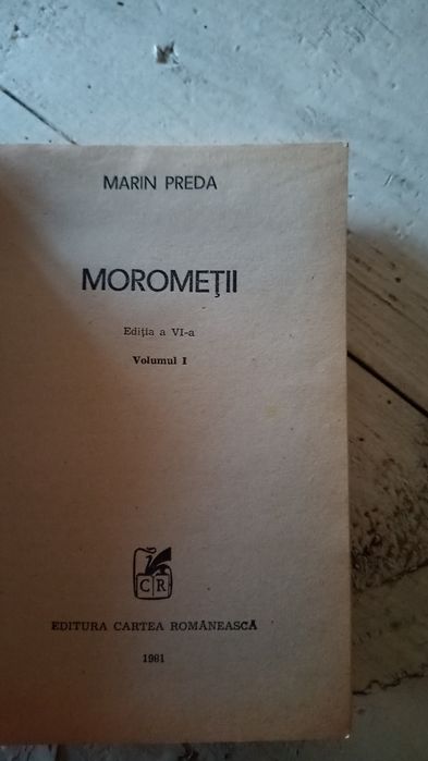 Vînd vol 1si 2 Moromeții