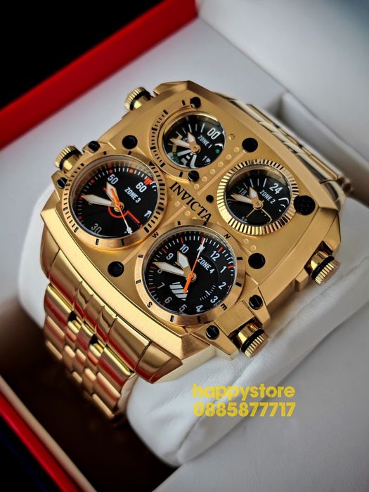 INVICTA Zulu Gold 54 mm, Инвикта нов мъжки часовник
