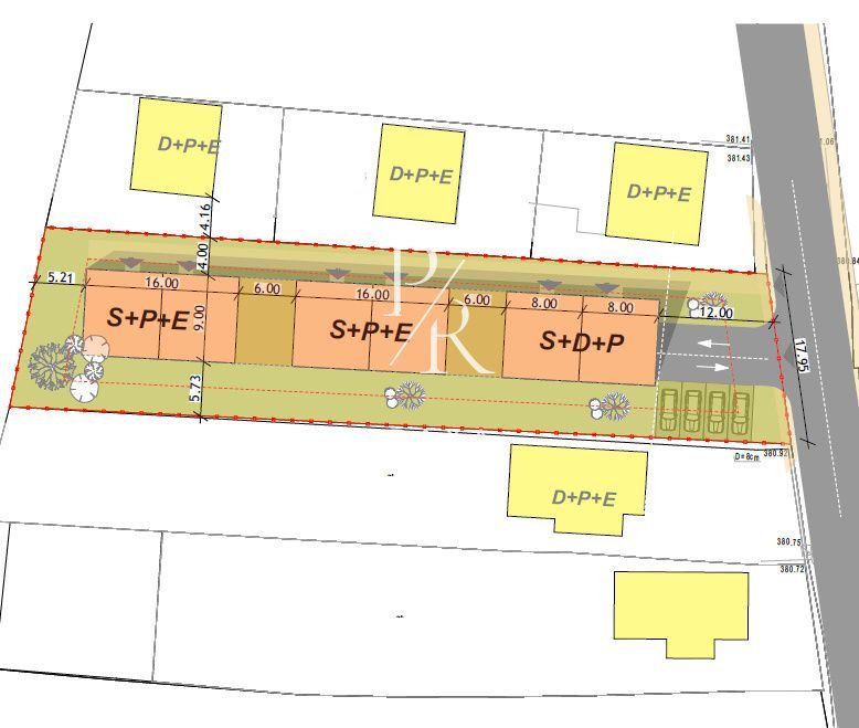 Teren intravilan, 1438 mp, front 18, autorizatie de constructie, zona