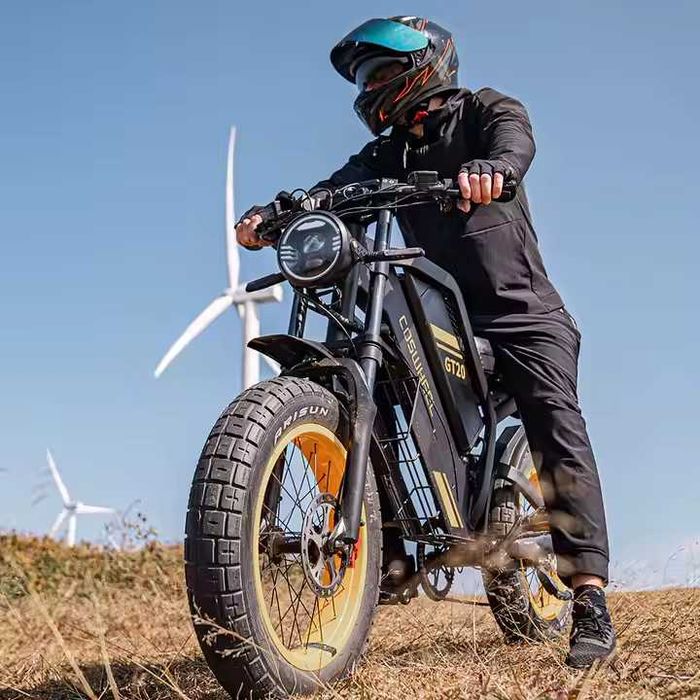 Coswheel GT20 Retro Електрически Велосипед 1000W | Хибриден Фетбайк