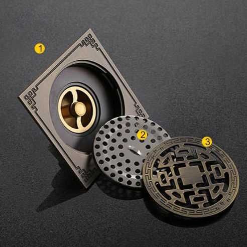 Квадратен подов сифон Антик