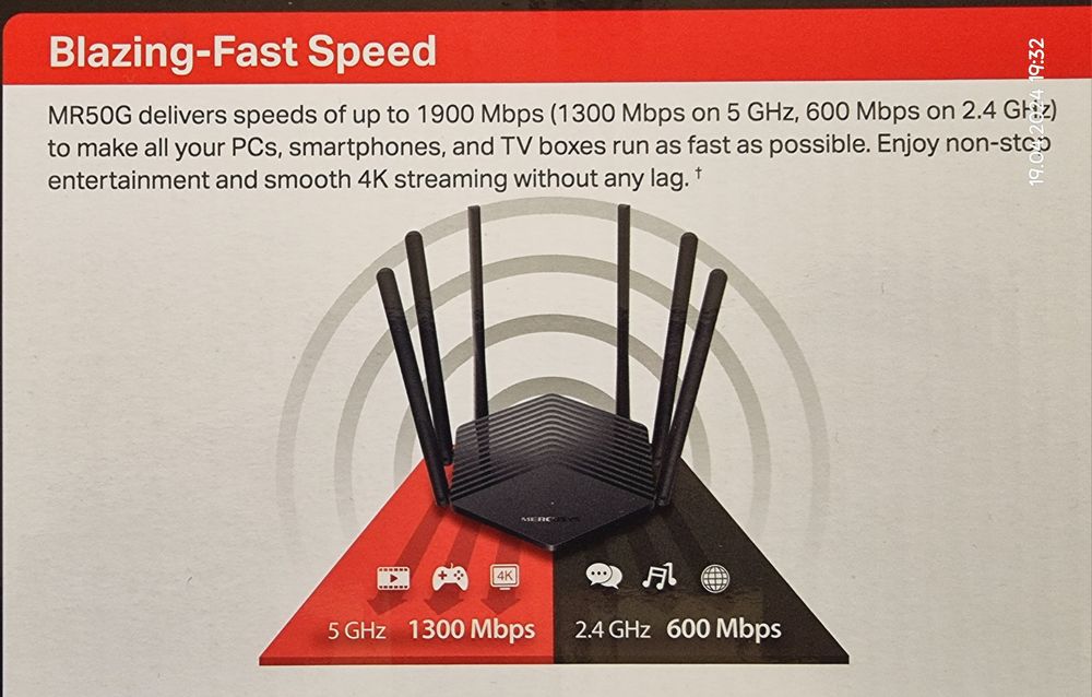 Router gigabit Mercusys