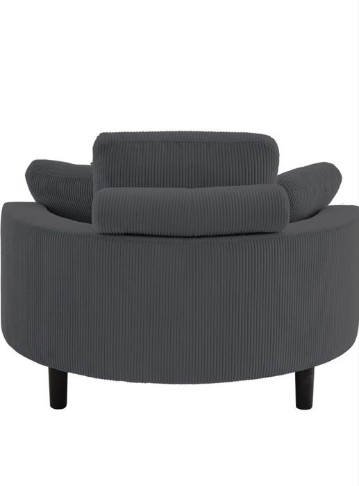 Fotoliu tip lounge cu ottoman, design modern | IMPORT GERMANIA