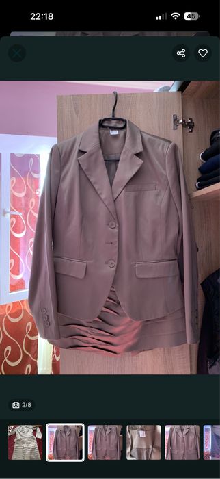 Rochie eleganta pt nunta din dantela +costumas  elegant L,XL