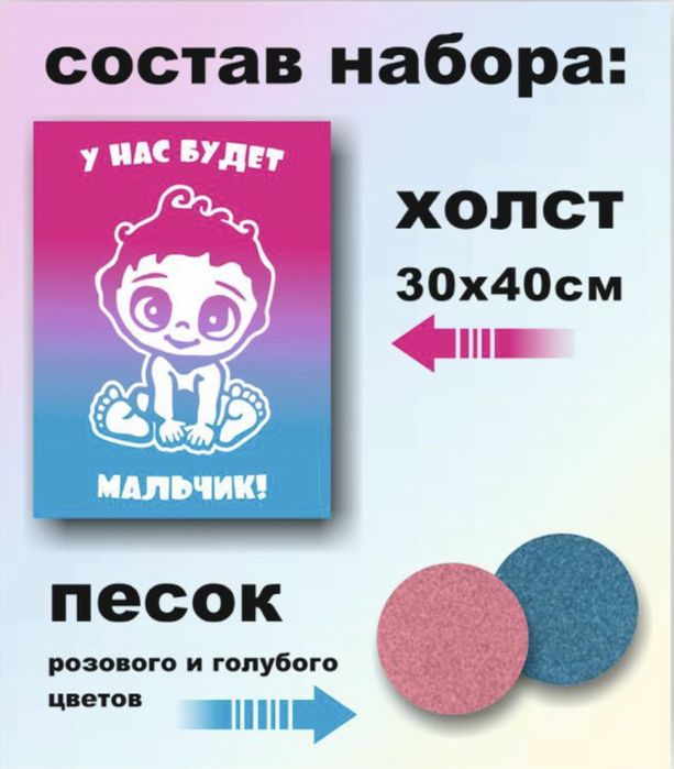 Гендер пати набор подарок праздник