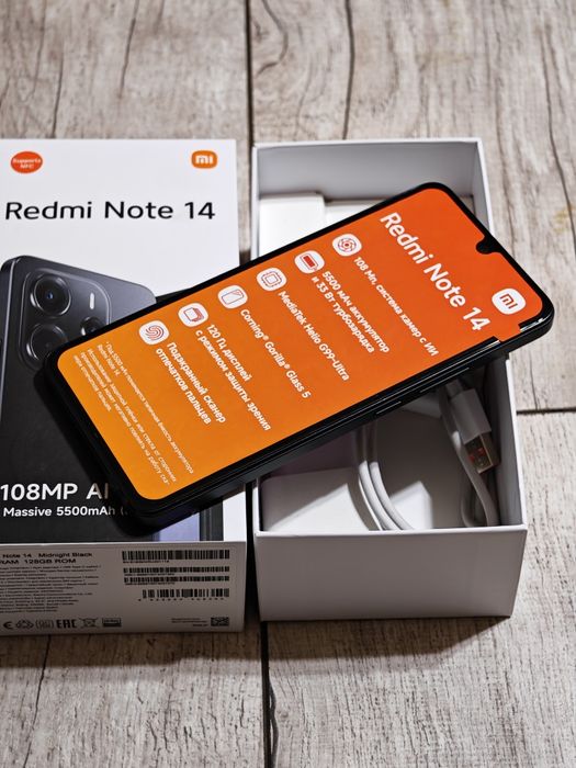 Redmi Note 14 128 gb полный комплект