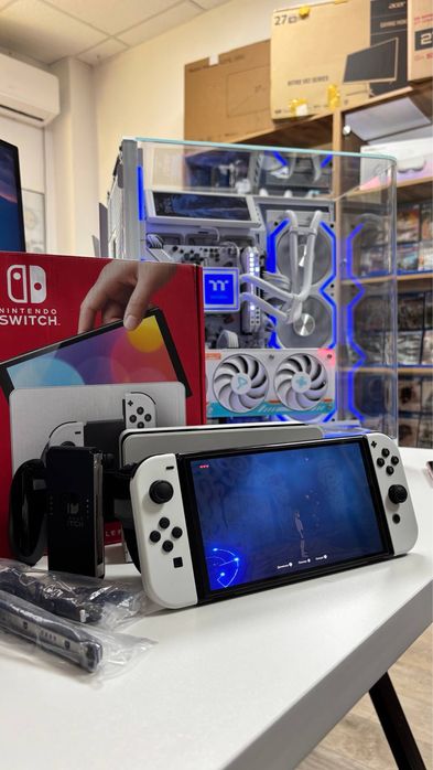 Прошитая Nintendo Switch Oled,Kefir прошивка,512Gb,с играми