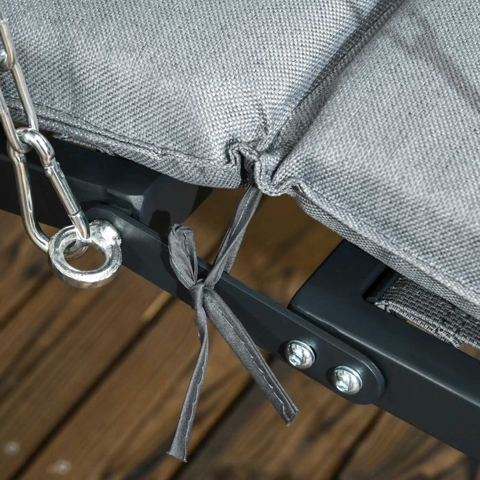 Висящ шезлонг Outsunny, накланящ се покрив