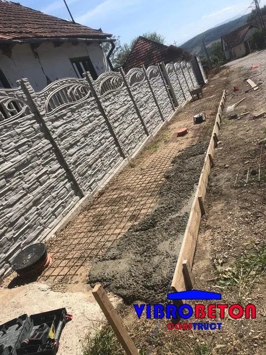 Placi de gard din beton
