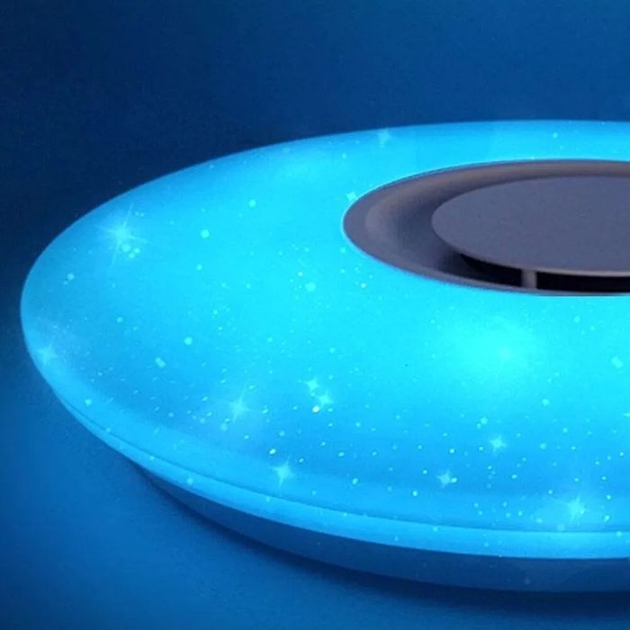 60W RGB плафон Ф36 см музикална Led лампа с високоговорител Димируема