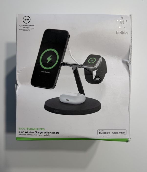 Incarcator Wireless 3in1 Belkin Boost Charge Pro MagSafe