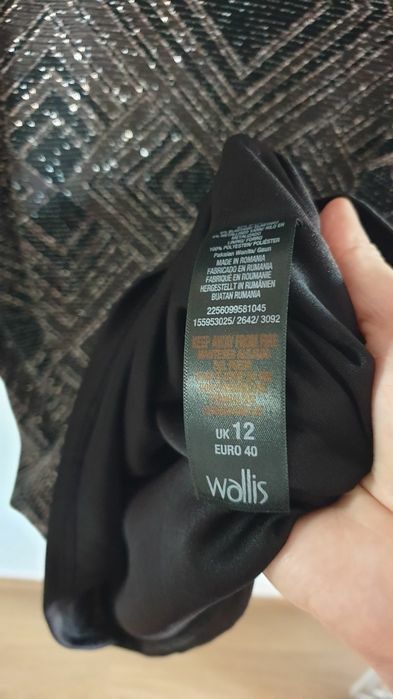 Rochie M Wallis, sclipici bronz