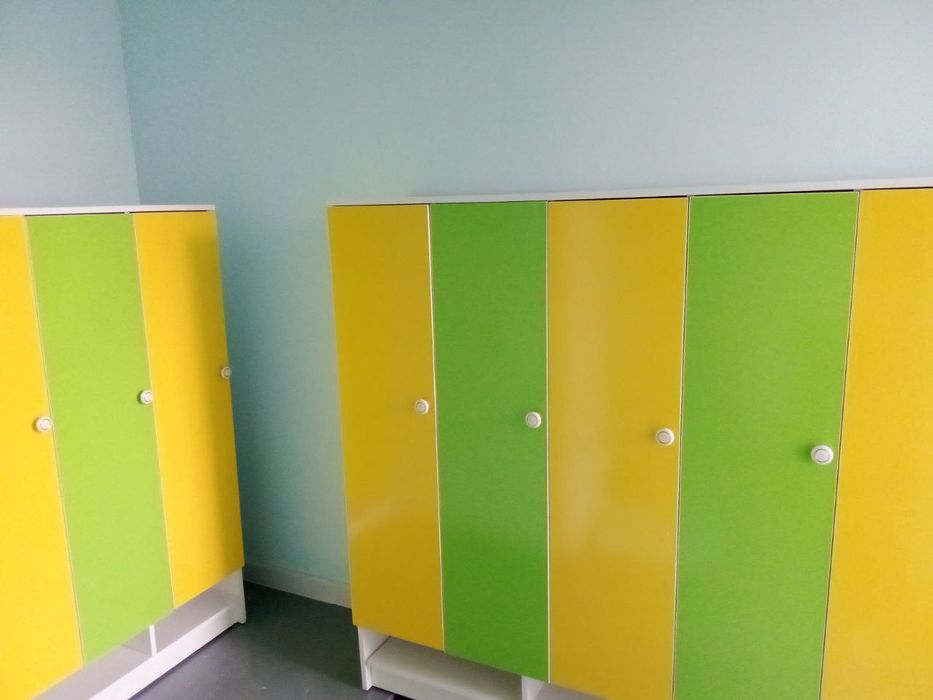 Боғчалар учун 5 эшикли болалар кийим шкафи