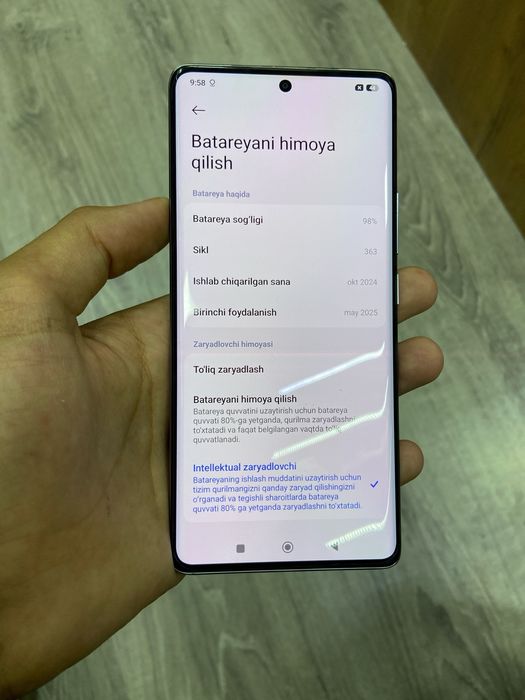 Note 14pro 12+4/256 ochilmagan ideal