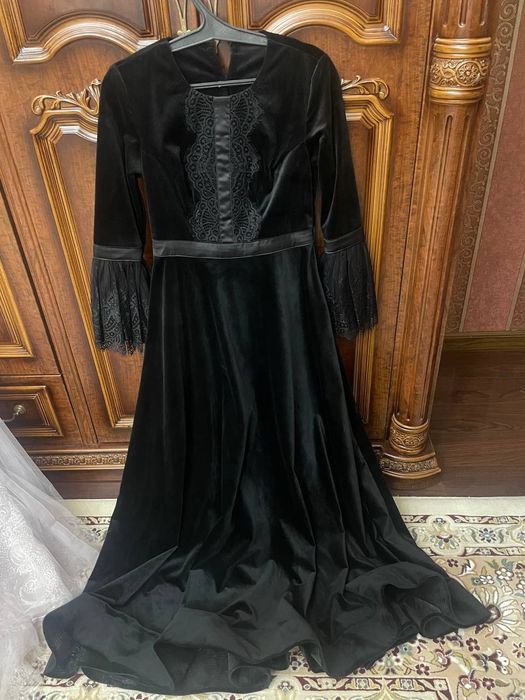 Платье двойка материал бархат