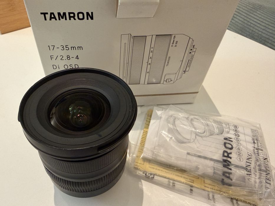 Obiectiv Tamron 17-35 2.8-4 pt Nikon F full frame la cutie
