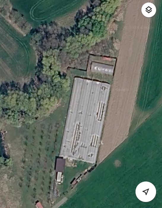 Vând structură metalică pentru seră – 23 ari
