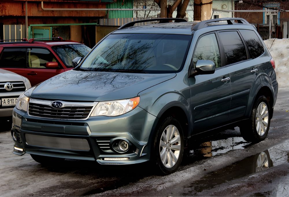 Губа Custom на передний бампер Subaru Forester SH