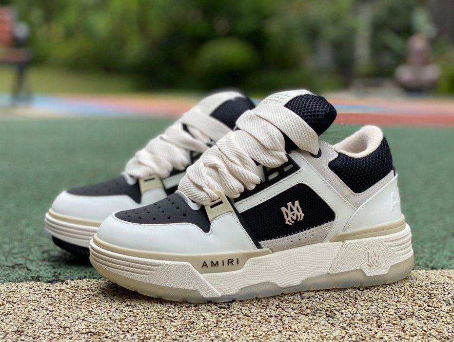 amiri ma-1 alb cu negru