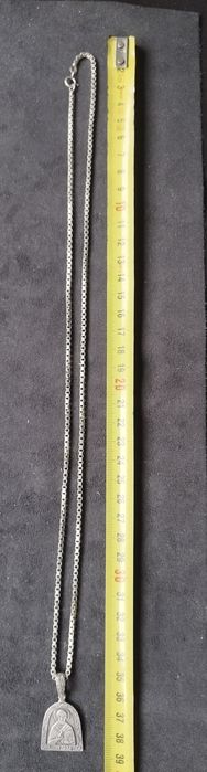 Lanț cu medalion din argint